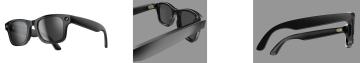 AR1 AI Glasses Reference Design 3 Seiten Ansicht