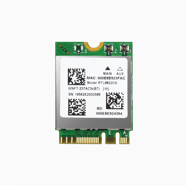 Sparklan - WNFT-237ACN-BT - 802.11ac Wave 2 Compliant with MU-MIMO, WiFi+Bluetooth 5.0, M.2 Module (WiFi 5), RTL8822CE, 2T2R