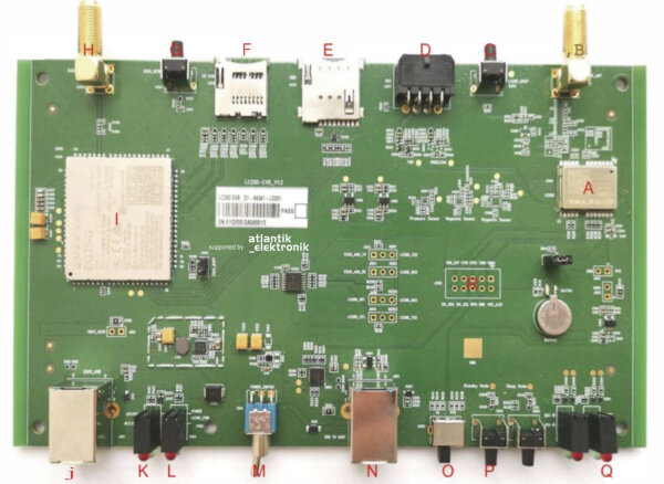 Quectel - LC29D EVB KIT Evalboard for the LC29D Dual Band GNSS Module