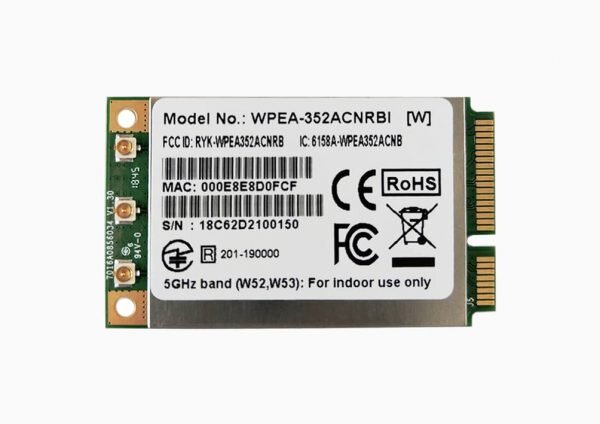 Sparklan - WPEA-352ACNRBI - 802.11ac/a/b/g/n, Ind. Temperaturbereich, Mini PCIe Modul (WiFi 5), Qualcomm QCA9890-BR4B, 3T3R