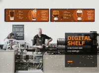 Shelf Displays Stretched - Ultra-Wide LCD...