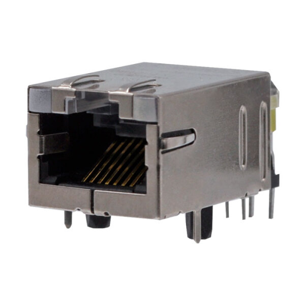Bel Stewart - 08B0-1X1T-36-F / MagJack 10/100BASE-T | 1X1 | OG/Y LEDs | Tap Up | -40 to 85&ordm;C | RoHS