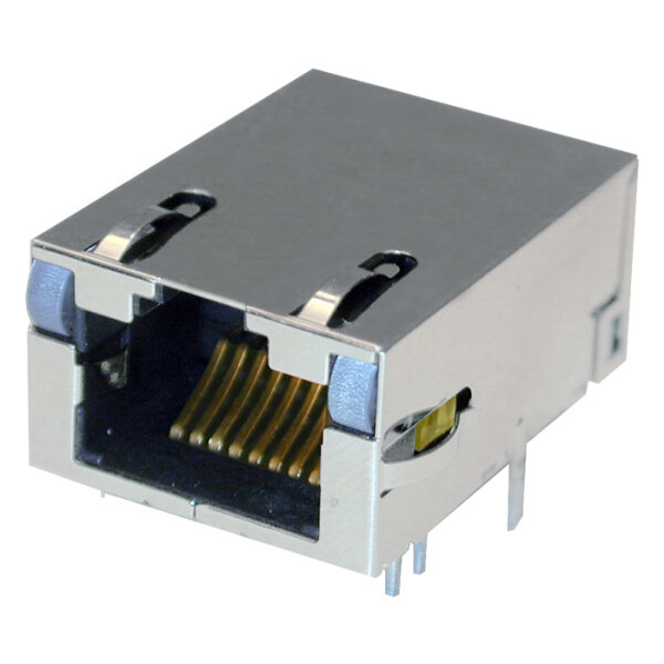 Bel Stewart - L829-1J1T-43 / MagJack 1000BASE-T | 1X1 | 3w-OG/Y | Tab Up | Low Profile | RoHS