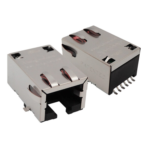 Bel Stewart - S811-1X1T-06-F / MagJack 10/100BASE-T | 1X1 | No LED | Tab Down | RoHS