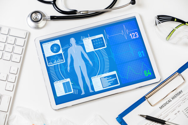 Tablet zur Patienten&uuml;berwachung