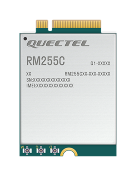 Quectel - RM255CGL00AA-4M2-SGASA / M.2 5G RedCap module w/ fall back LTE Cat4
