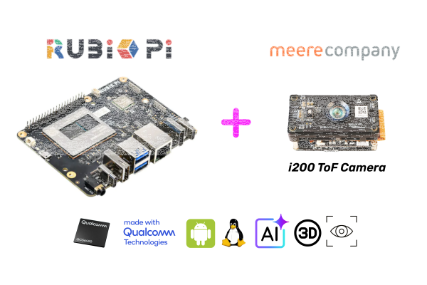 Rubik Pi 3 + ToF i200 Kamera - 3D Vision Development Kit