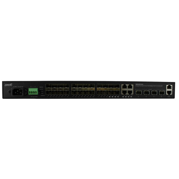 Lantronix - SM24DP4XA-EU - Managed Gigabit Ethernet Fiber Switch